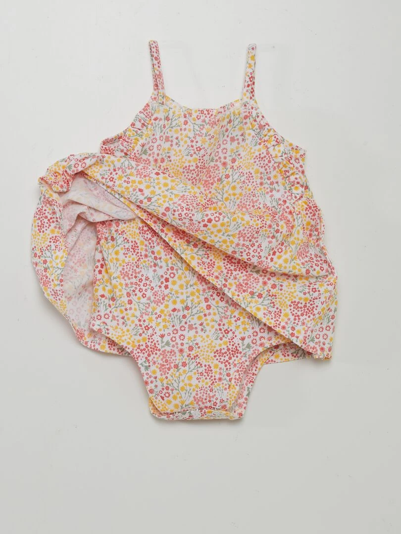 Robe body à motif Multicolore