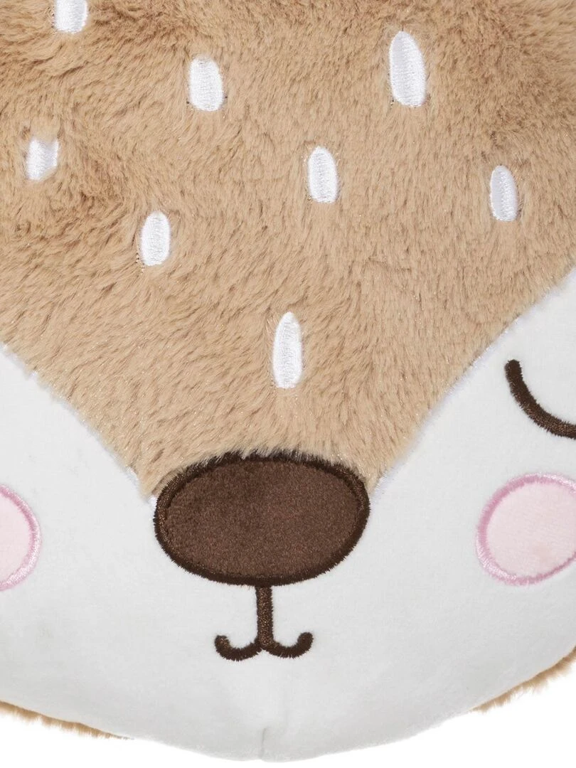 Coussin enfant tête de biche   Beige