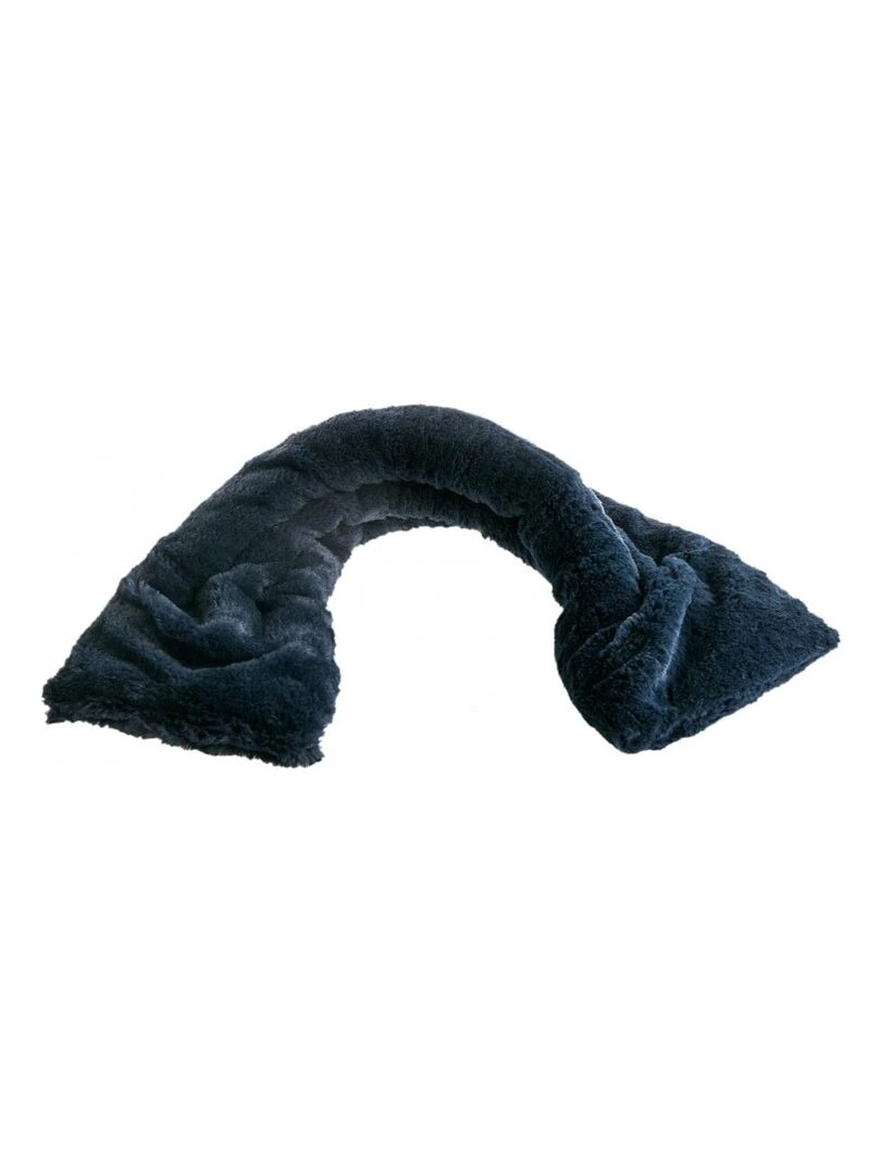Bouillotte tour de cou Bleu nuit Made in France Bleu foncé