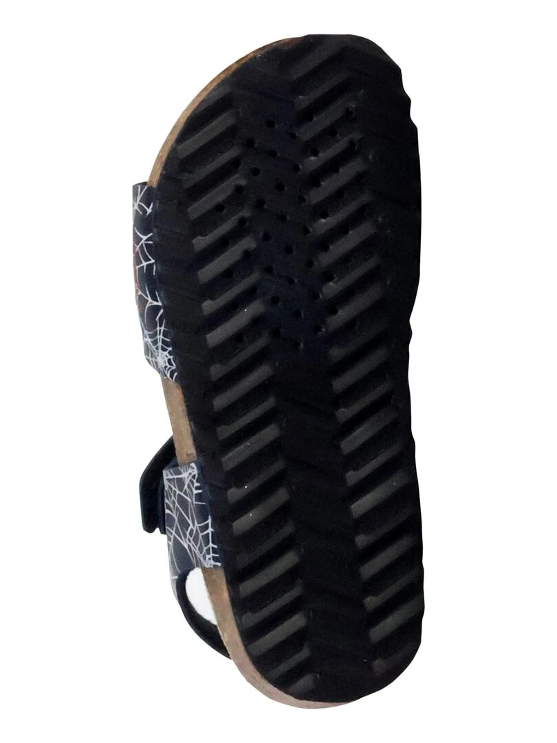 Sandale Plate Cuir Geox Ghita Print.Synth.Lea   Bleu marine
