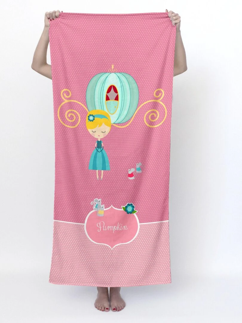 Serviette Pumpkin "Happyfriday" Blanc