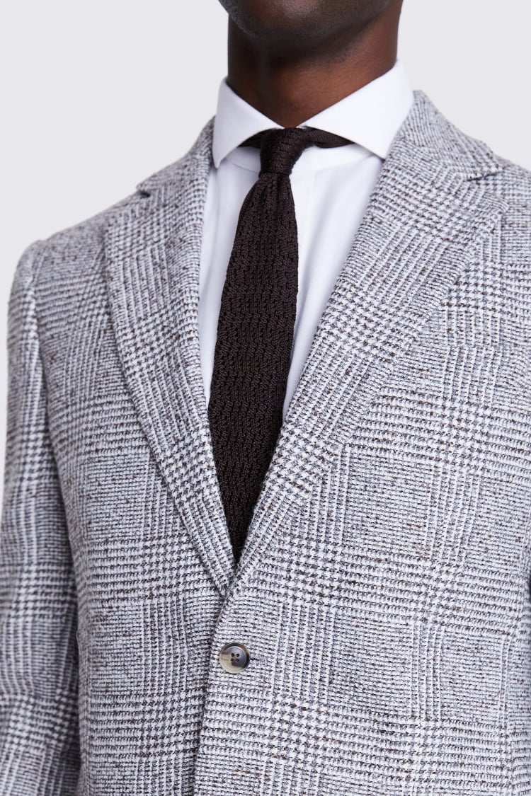 Ted Baker Tailored Fit Navy Check Jacket    Buy Online at Moss