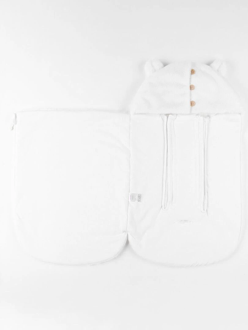 Nid d'ange en fausse fourrure   Noukie's   Gris