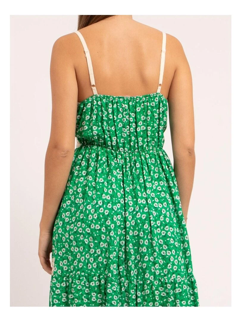 Robe longue motifs INOZEL Vert