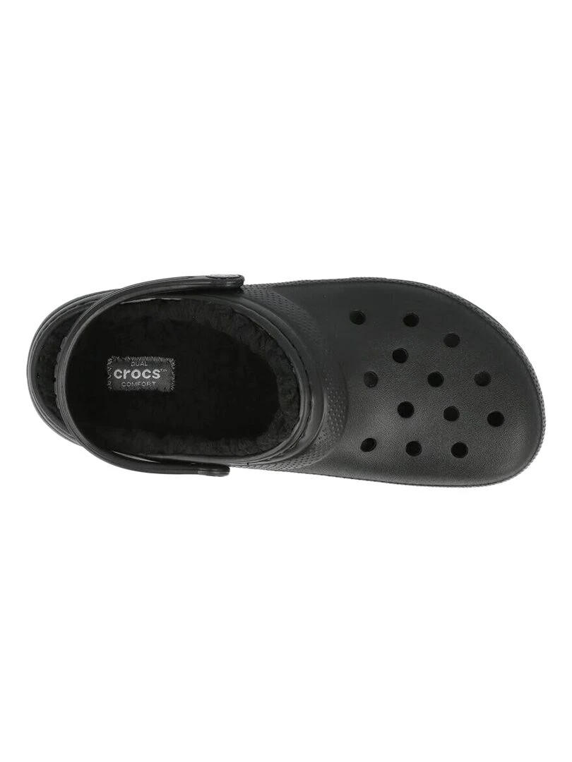 Sabot à Enfiler Enfant Crocs Classic Lined Clog K   Noir