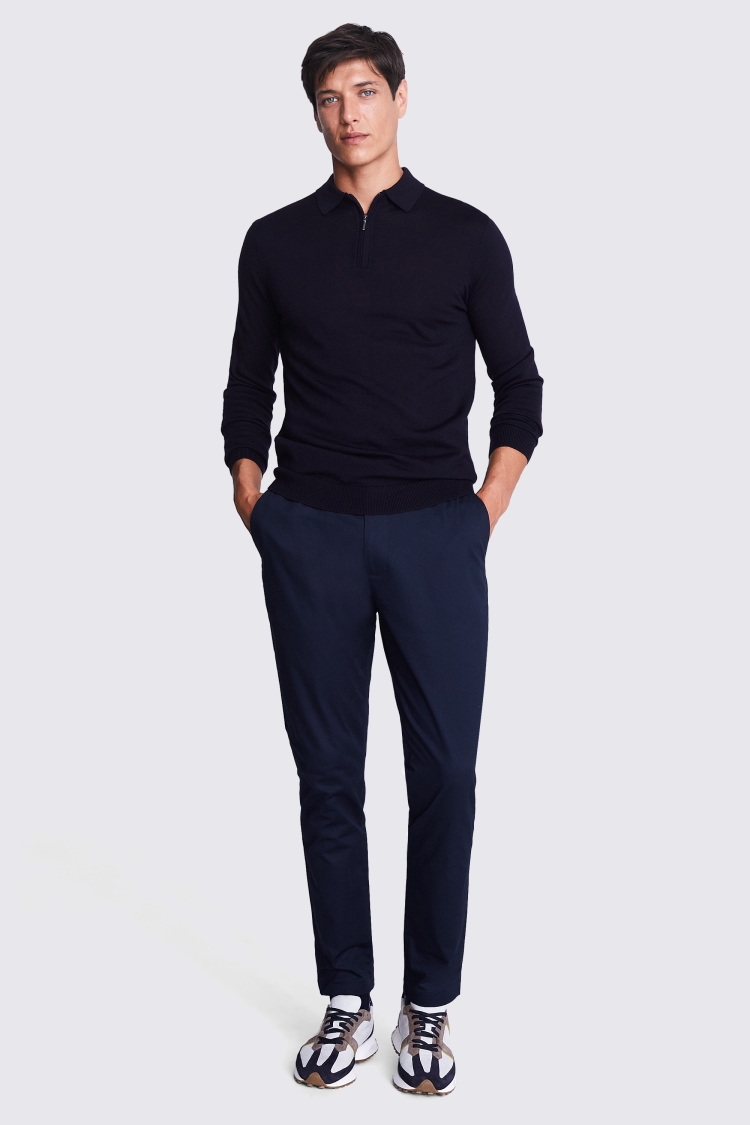 Ecru Terry Towelling Skipper Polo   Buy Online at Moss