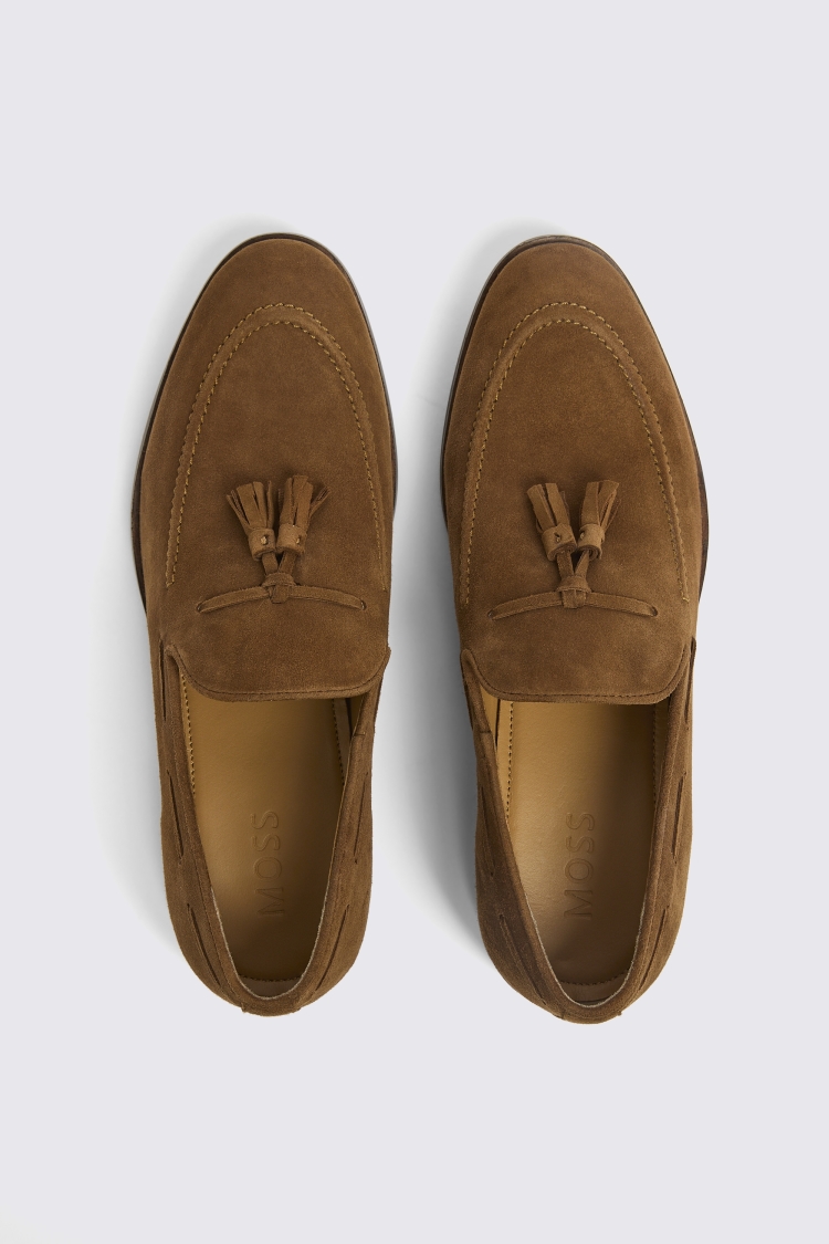 Highgate Tan Suede Tassel Loafer Buy Online at Moss