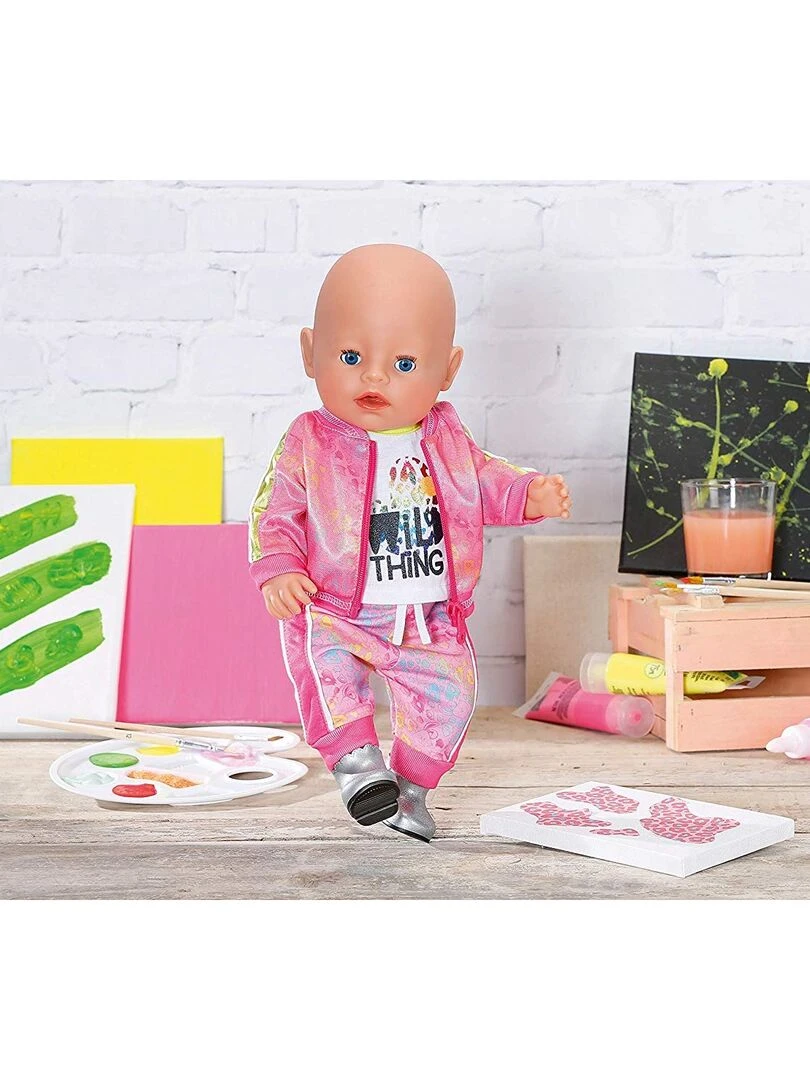BABY Born Deluxe Trendiges Pink Set 43cm   N/A