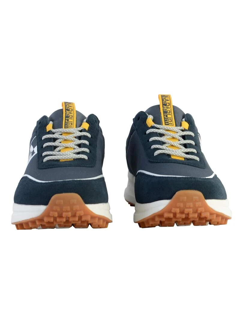 Basket Basse Cuir Napapijri Late   Bleu