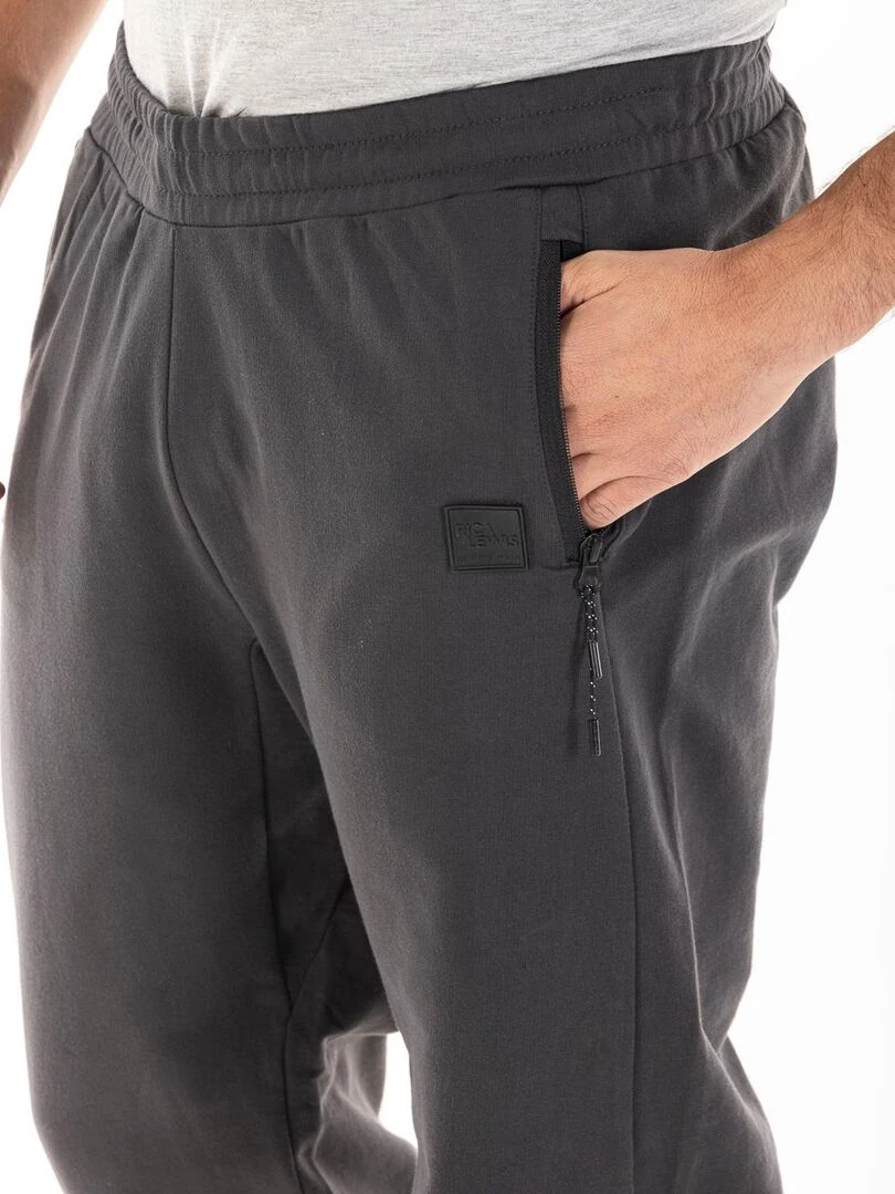 Pantalon de détente en molleton GEROMO 'Rica Lewis'   Gris