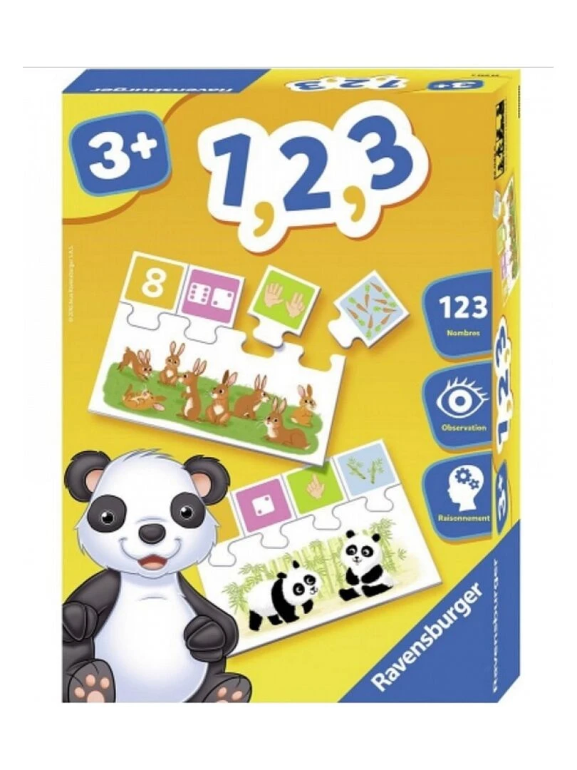 1 2 3 Jeu Educatif Decouverte Nombre N/A