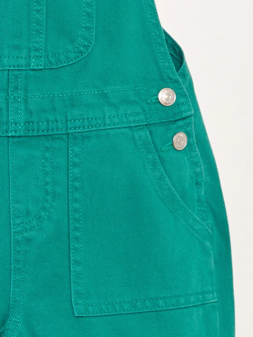 Salopette en jean   Vert