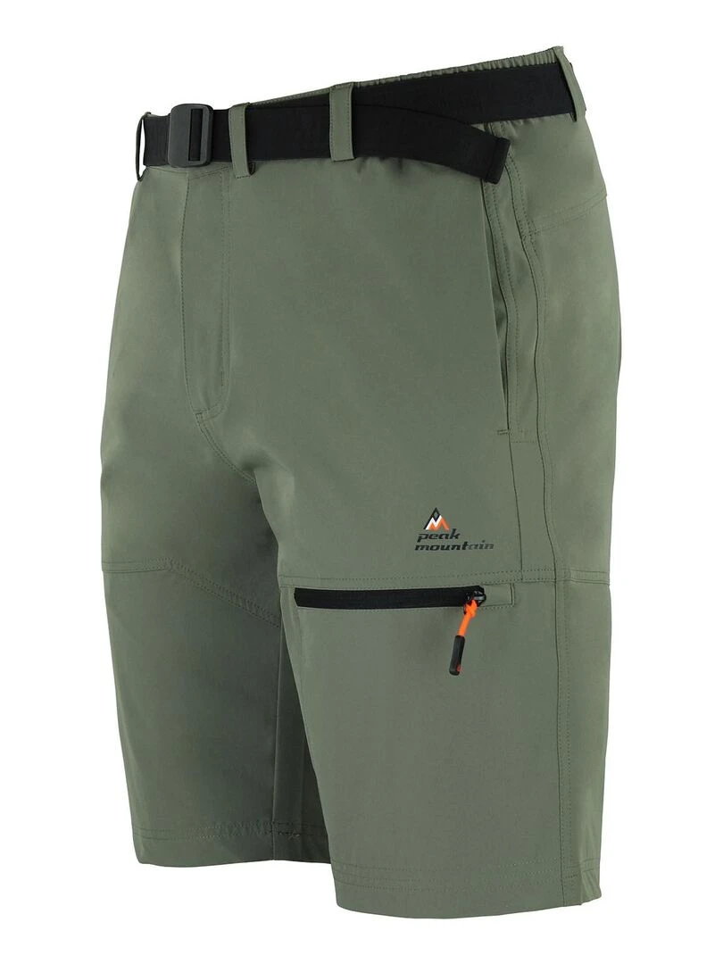 Short de randonnée homme CAJASI   PEAK MOUNTAIN   Kaki