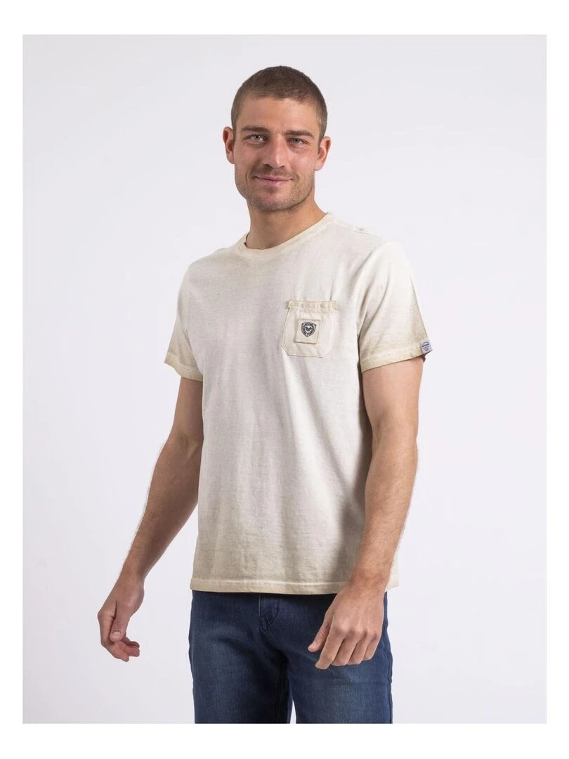 T shirt col rond NIRAVELO Beige