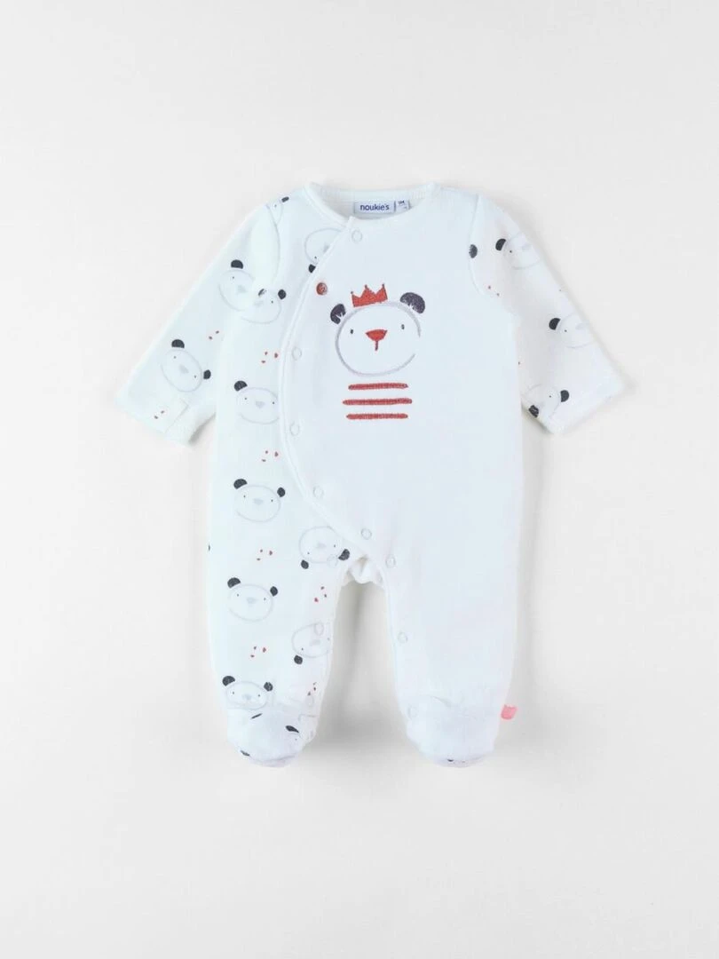 Pyjama dors bien en jersey   Noukie's   Blanc