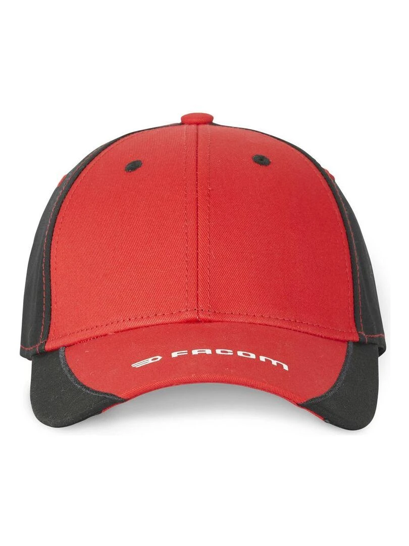 Casquette active avec coutures renforcées ajustable Facom Rouge