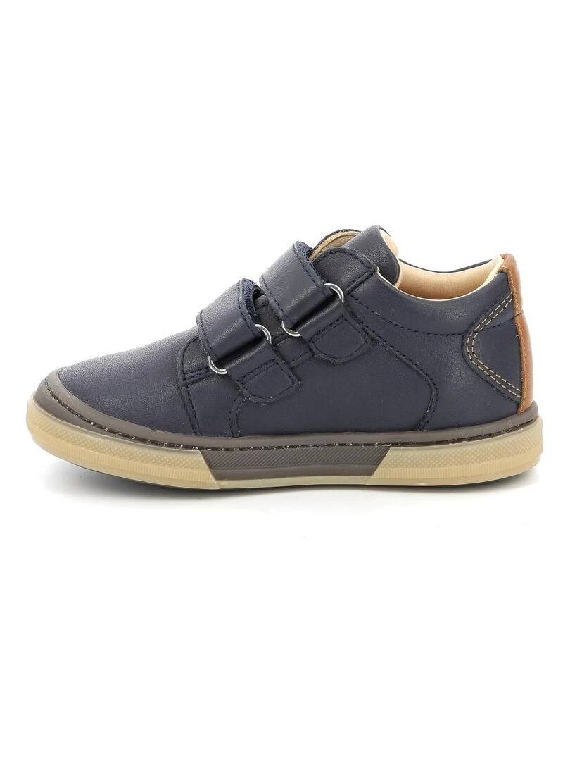 Sneakers hautes Cuir Caroad   Bleu marine