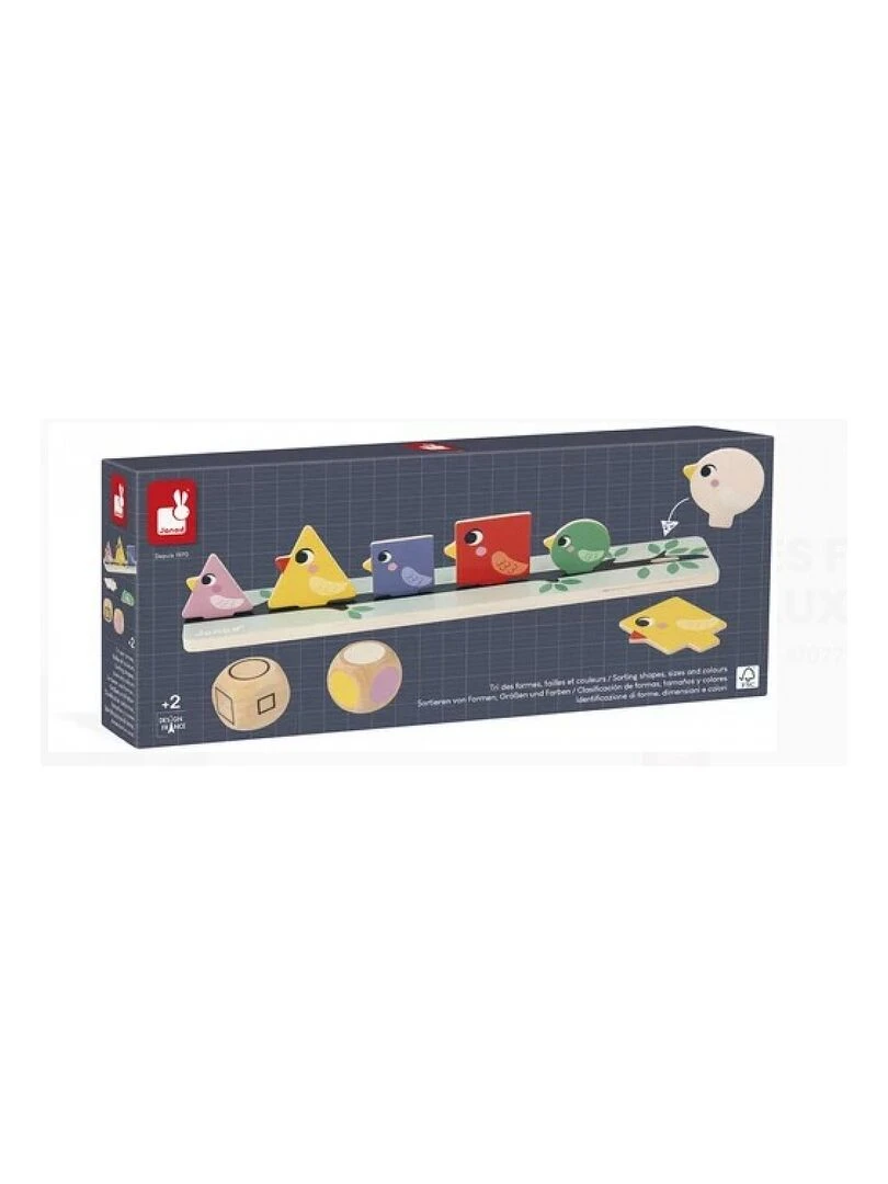 Tri de formes couleurs et tailles Oiseaux N/A