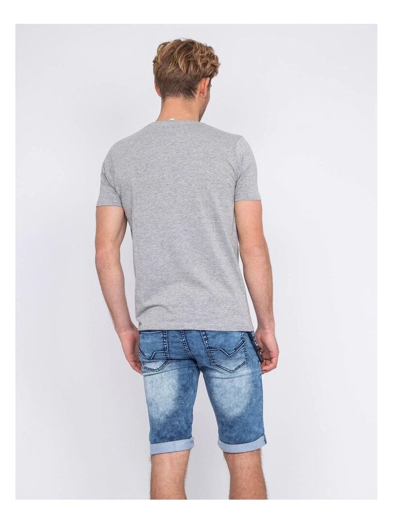 T shirt coton organique NAMPTY Gris chiné