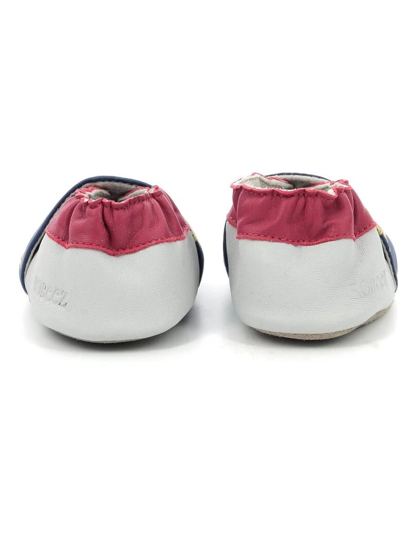 Chaussons Cuir Magic Rabbit   Bleu