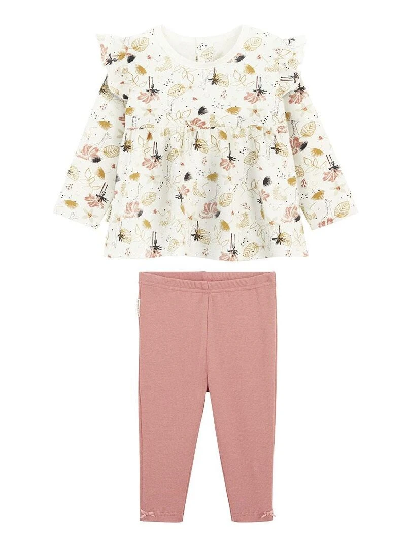 Ensemble bébé robe et legging Sahara Rose