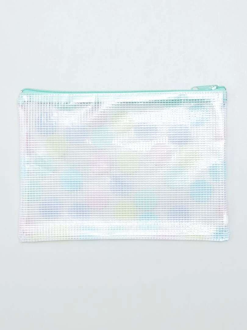 Trousse plastique imprimée Multicolor
