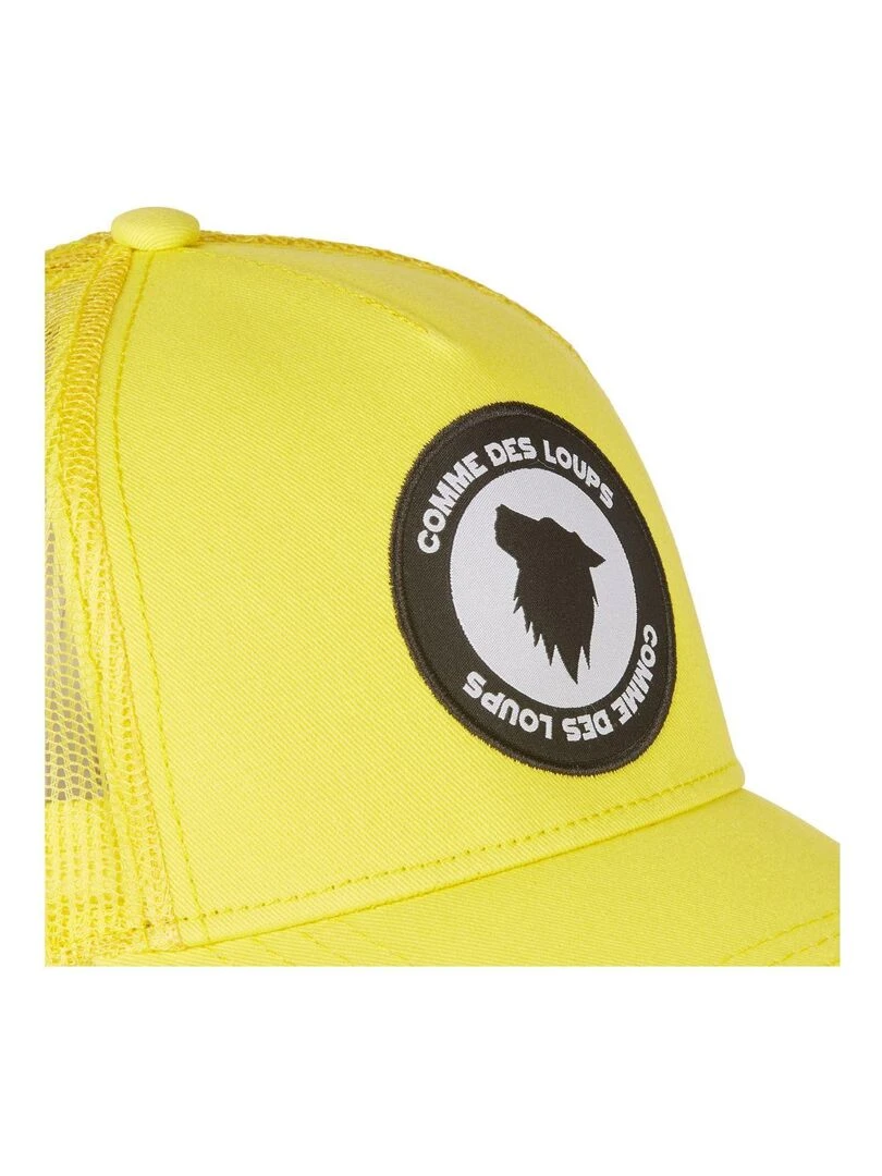Casquette avec filet uni Neo Comme Des Loups   Jaune