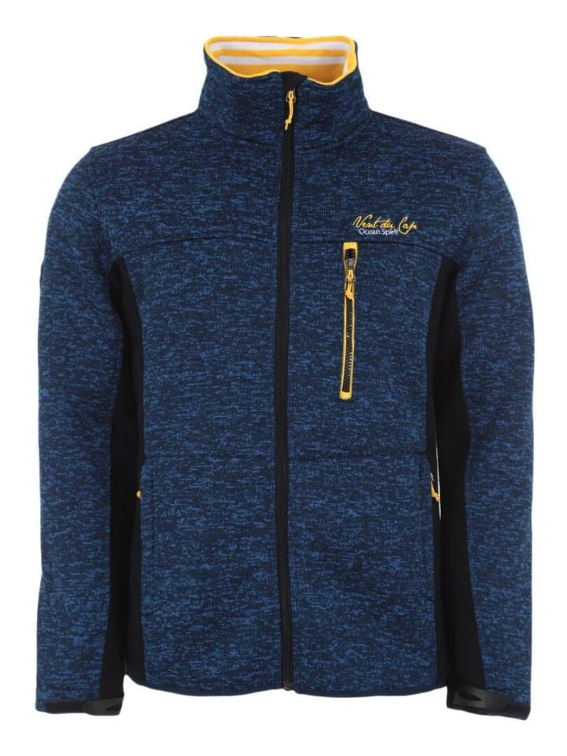 Blouson polaire homme CALASKA VENT DU CAP Bleu marine