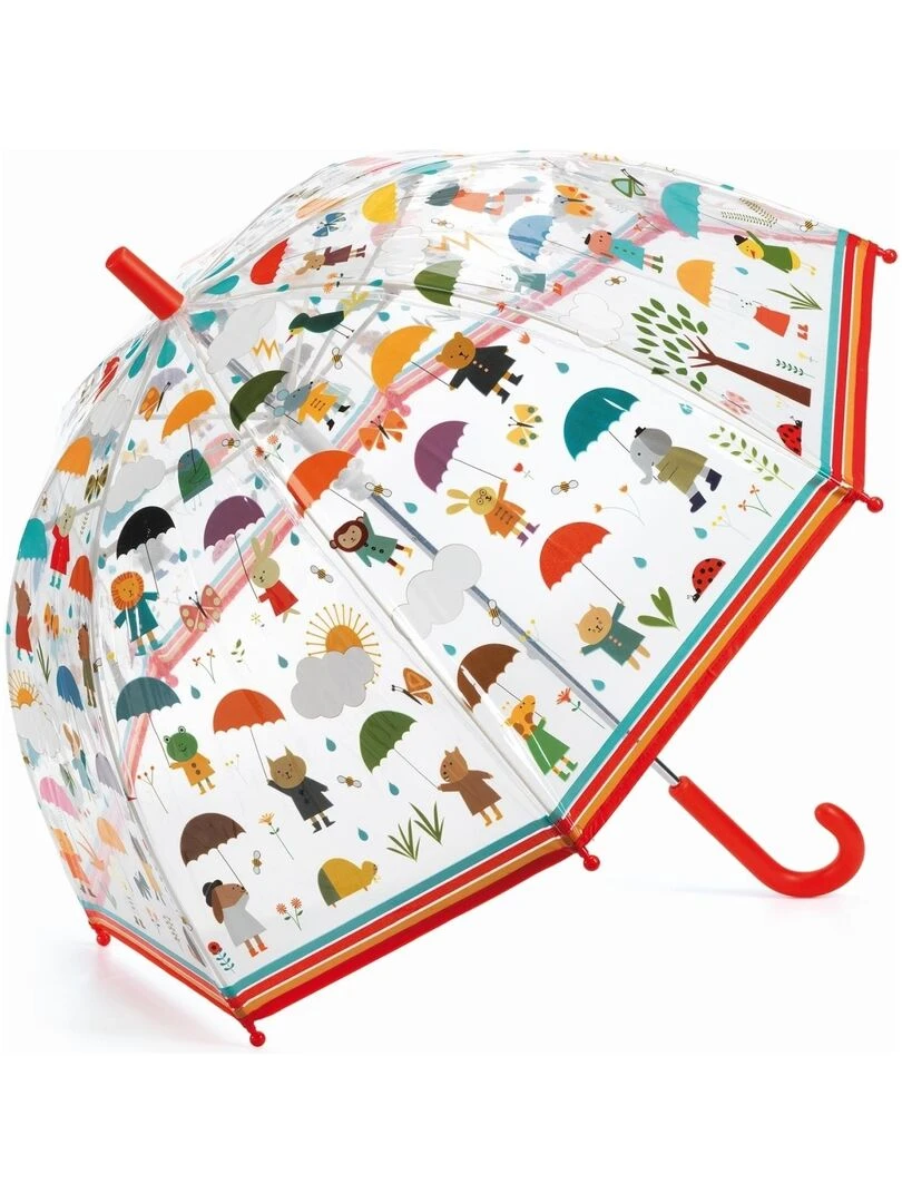 Parapluie sous la pluie Beige