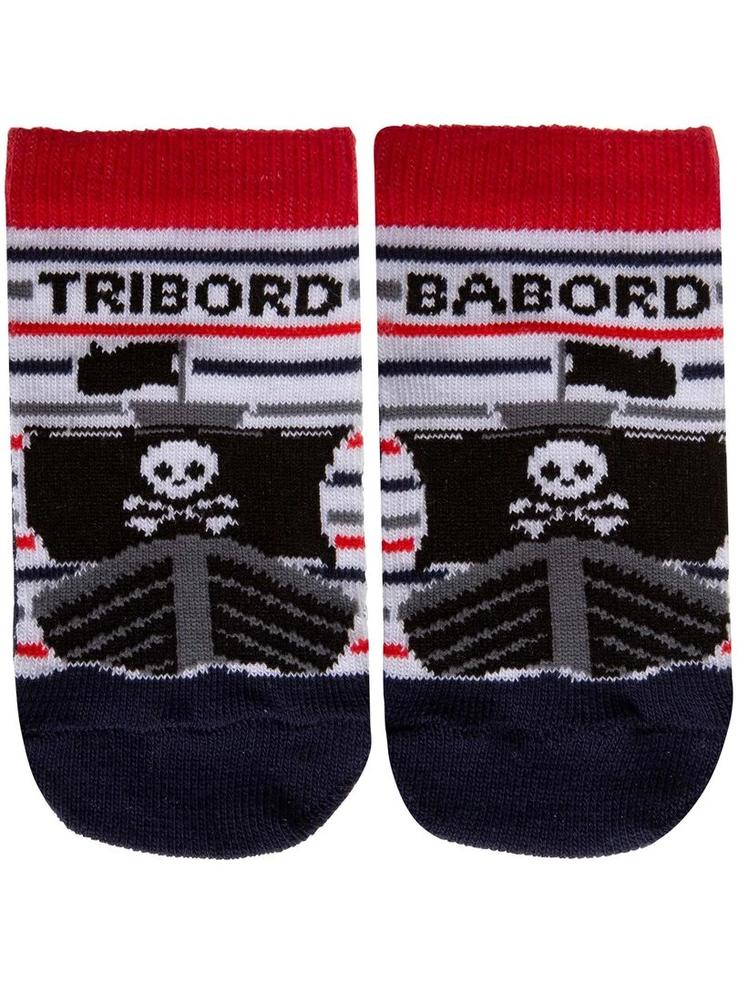 Chaussettes antidérapantes Pirate 19/26 Multicolore