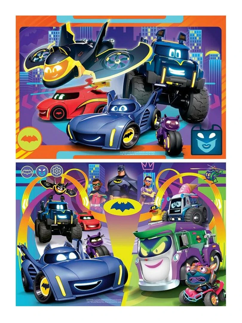 Puzzles 2x24 p   prêt pour l'action / batwheels   N/A