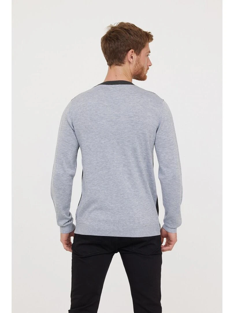 Lee Cooper   Pull manches longues polyester regular CARAIS   gris anthracite