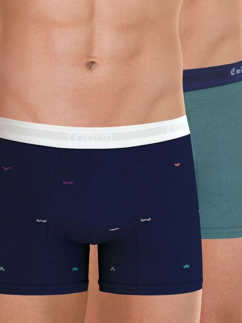 Lot de 2 boxers homme Tailor Vert