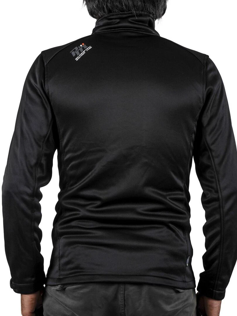 Blouson polar shell homme CRISTOM PEAK MOUNTAIN Noir Orange
