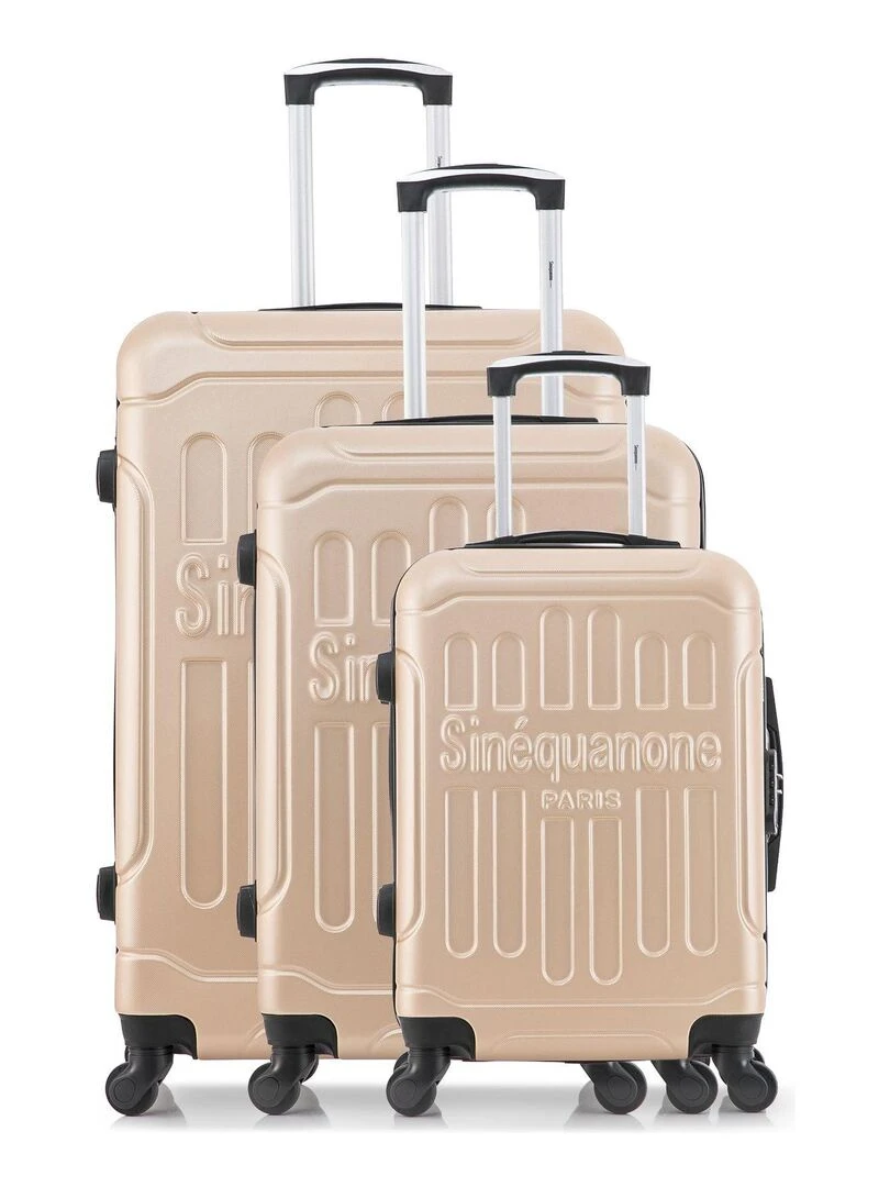Set de 3 Valises Rigides HEMERA Beige