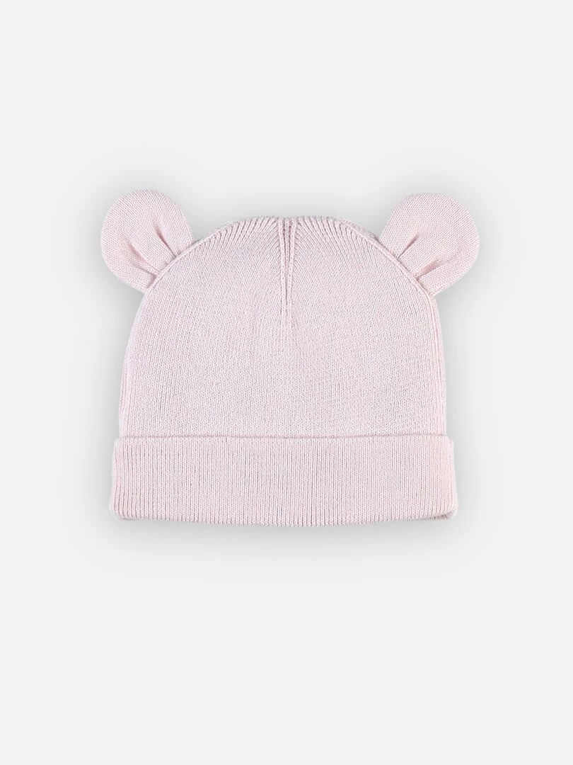 Bonnet en tricot clair Noukie's Rose