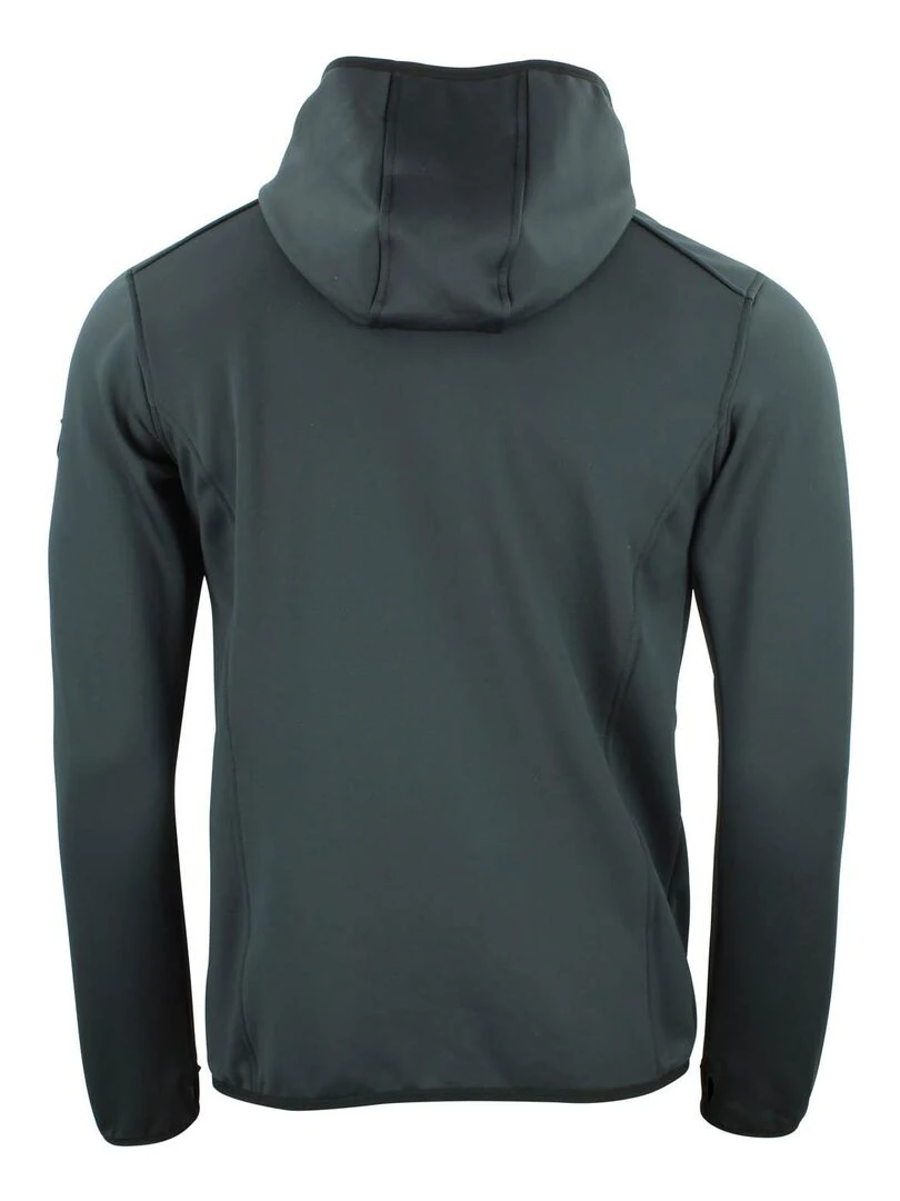 Blouson polarshell homme CAMPO PEAK MOUNTAIN Noir Bleu