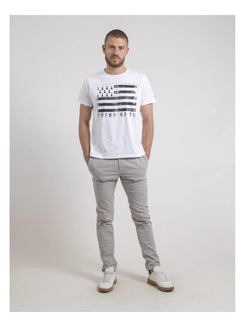 Pantalon chino CORTIN   Gris