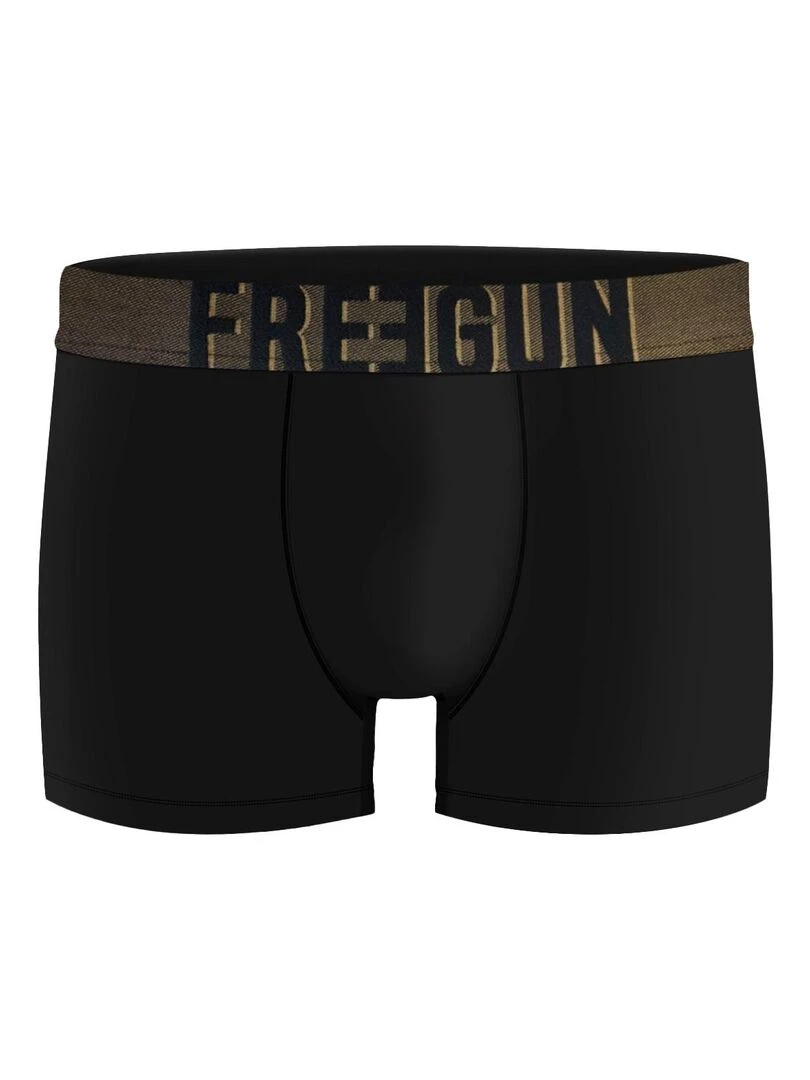 Lot de 4 Boxers homme Soft Touch Signature Karl Freegun   Noir