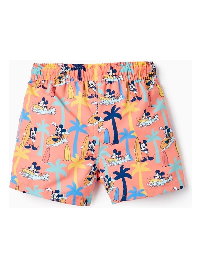 Short De Bain UPF 80 Pour Bébé Garçon 'Mickey Surfeur' MICKEY Rose