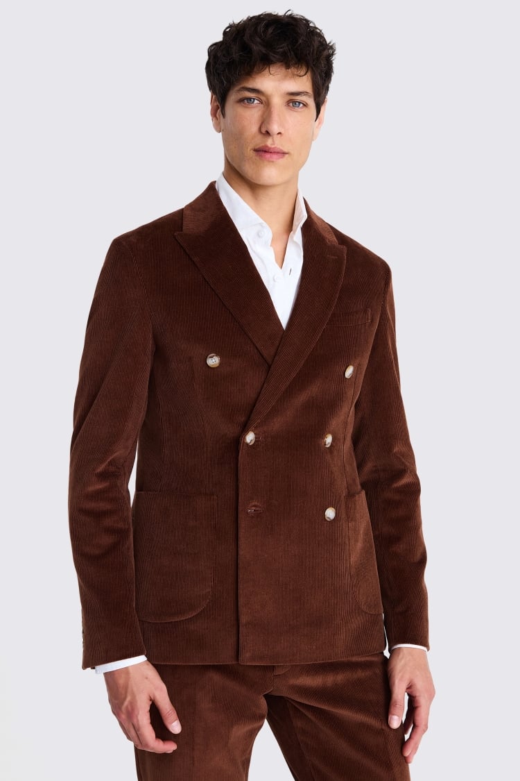 Slim Fit Light Blue Donegal Tweed Jacket    Buy Online at Moss