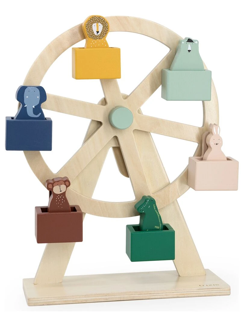Grande roue des animaux en bois N/A