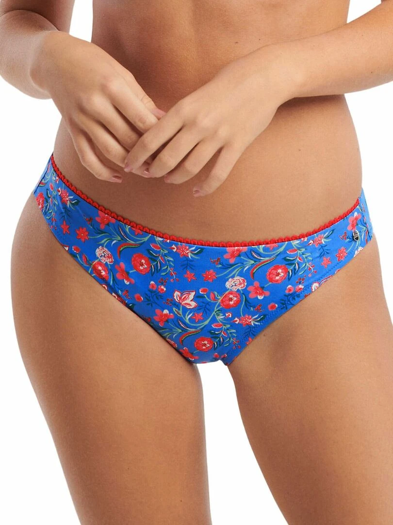 Bas maillot slip de bain Java Bleu
