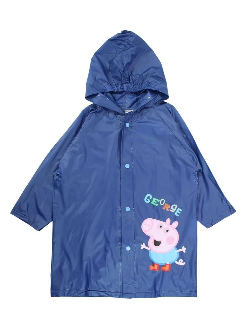 Peppa Pig Impermeable garçon imprimé Peppa Pig Bleu marine
