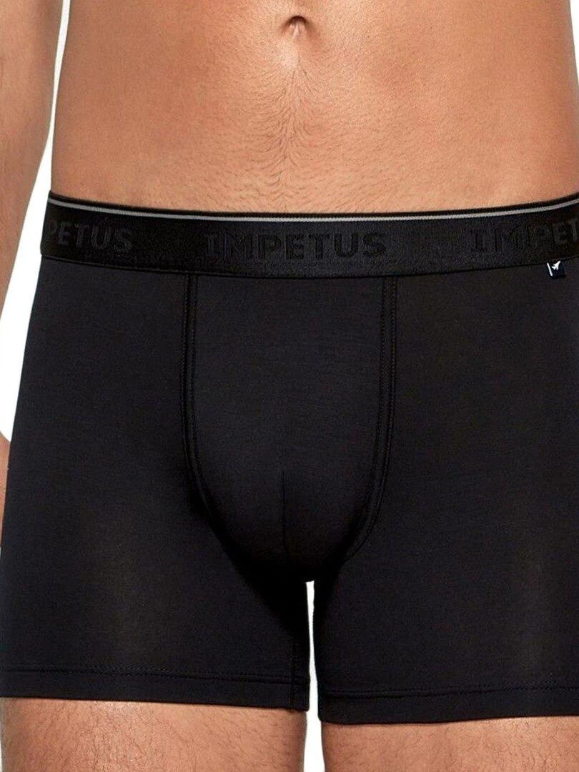 Boxer en fibre lyocell Travel Noir