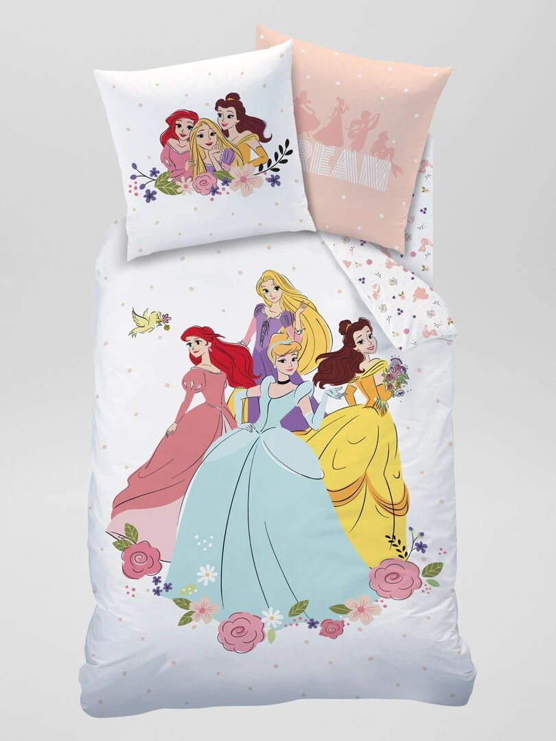 Parure de lit 'Princesses' 1 personne Multicolor