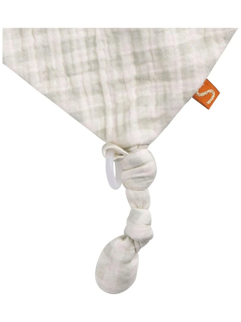 Doudou mouchoir pomme en coton Vert SAUTHON Vert