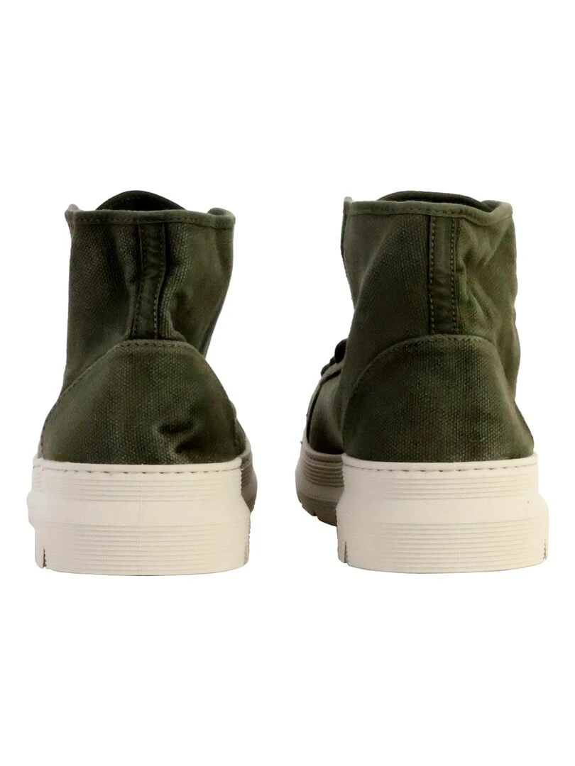 Basket Montante à Lacets Natural World Bota Enzimatica   Vert