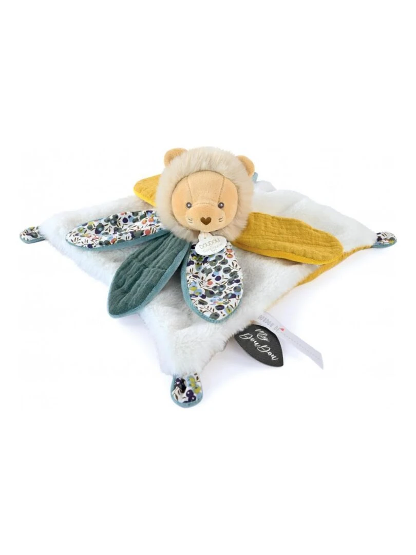 BOH'AIME PELUCHE LION DOUDOU PETALE Jaune