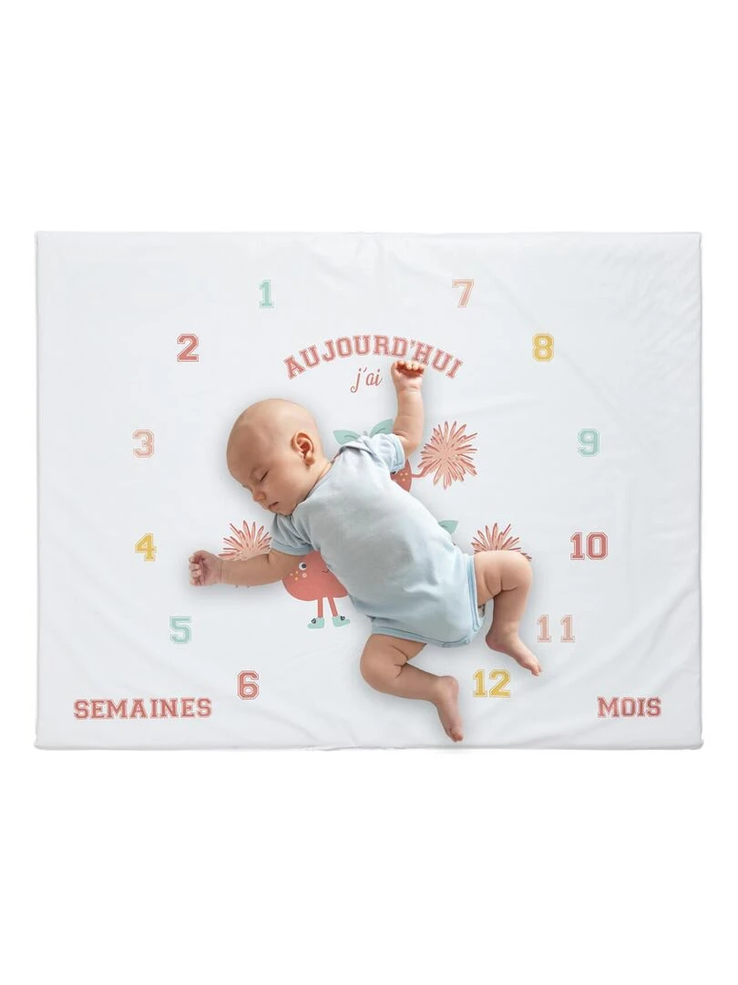 Tapis de jeu avec étapes bébé Rouge tomate